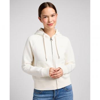 Lee 112350174 Ecru Women's Zip-Up Hoodie