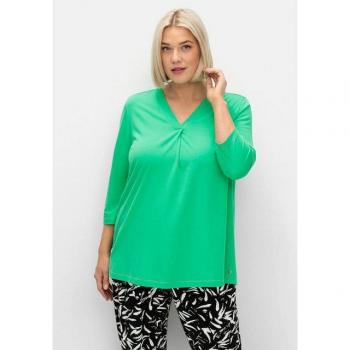Sheego 3/4-Arm-Shirt »Leichtes A-Linien-Shirt«, (1 tlg.)