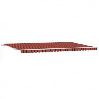 Auvent Pliable Orange et Marron 600 x 350 cm