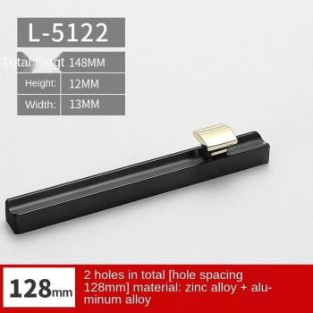Simple Black Gold 1m Furniture Bar Handle