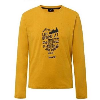 IZAS T-Shirt Arosa Miel Clair/Gris Foncé Homme M