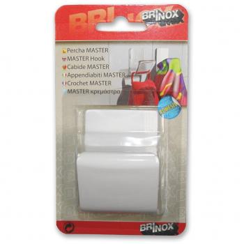 Percha Adhesiva Brinox B5203-OB, Blanco