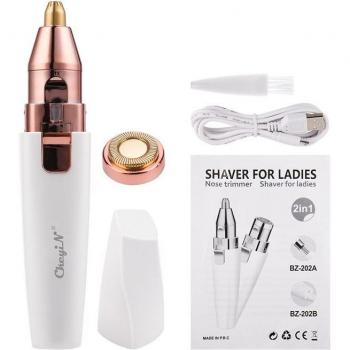 Painless Double‑Action Brow & Facial Hair Razor