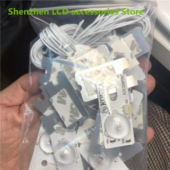 Buld SMD, 30 cuentas, 6V, con lente LED y conductor, reparación TV Konka