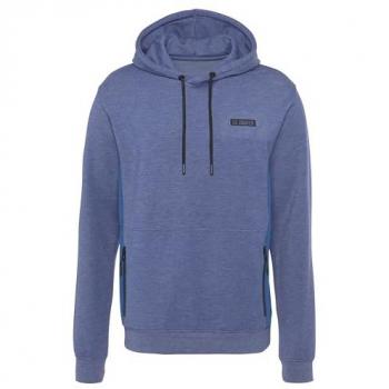 AUTHENTIC LE JOGGER Kapuzenpullover, melierte Optik, mit Reißverschlusstasche