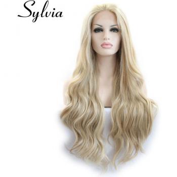 Sylvia Heat Resistant Mixed Color Blonde Lace Front Wig