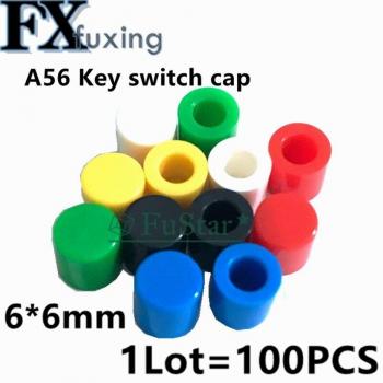 100pcs A56 6x6mm Tactile Switch Caps