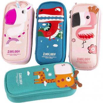 Unicorn Flamingo School Supplies Case