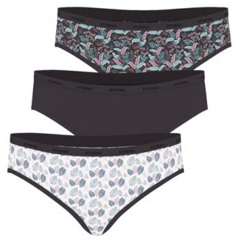 Paquet de 3 sous-vêtements femmes Ecopack Mode gris coton