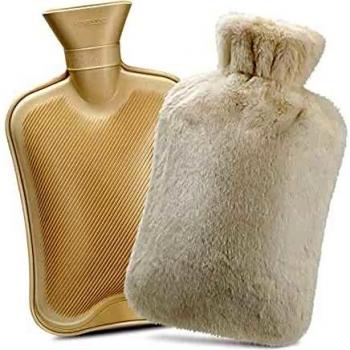 Pain Relief Hot Water Bottle, 2 Liters with Cover