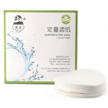 Quantitative Analysis Circular Filter Sheets, 9 cm, 100/Pack