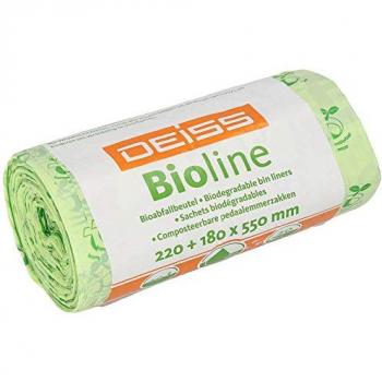 DEISS Bioline Bioabfallsäcke, 10 Liter, 480 Stück