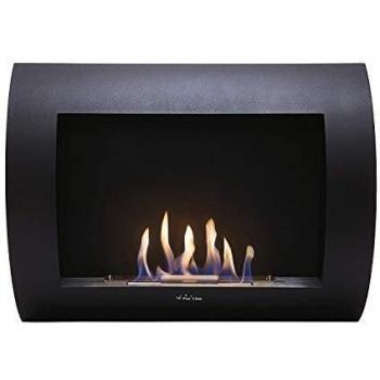 Purline INOX-CLASIC R Biochimenea Eléctrica de Pared 1500W Negro