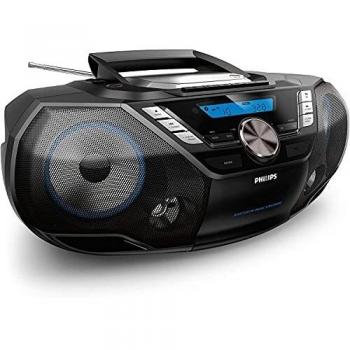 Philips Soundmachine à Lecteur CD et Cassette AZB798BT/12 Noir