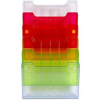 Trieur mural Exacompta A4 Horizontal 6 compartiments Coloré