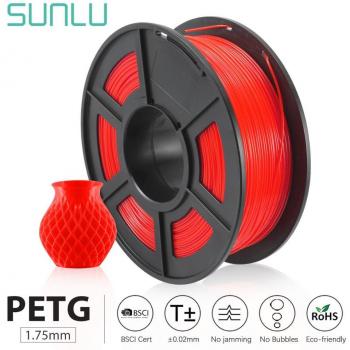 PETG 1.75mm filamento para impresión 3D, carrete de 1kg, ideal para proyectos DIY