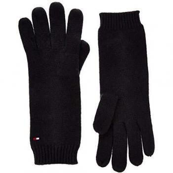 Tommy Hilfiger Damen FLAG KNIT GLOVES, Farbe Schwarz, Größe OS