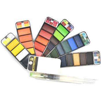 Portable Watercolor Paint Set