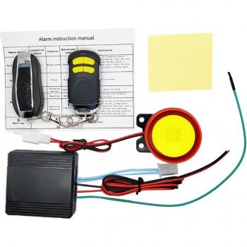 Motorcycle Alarm System with Dual Remote