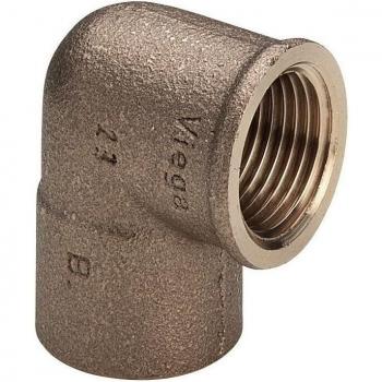 Gomito a 90° in Bronzo VIEGA 94090G Ø18x12,7mm Femmina