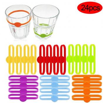 Marqueurs Festifs en Silicone pour Verres