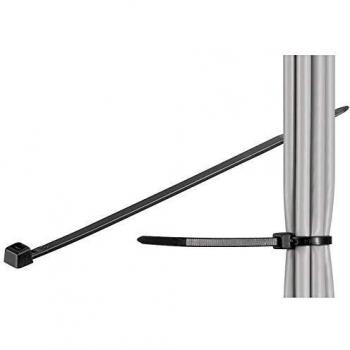 Opaski Zaciskowe 100x2.5mm Trytki do Kabli 100szt. Czarne