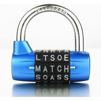 5-Letter Code Padlock