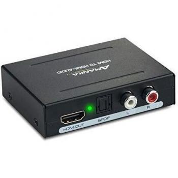 AMANKA Extracteur Audio HDMI, Convertisseur HDMI vers HDMI avec Sortie Audio SPDIF/Optique