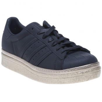 Superstar 80s New Bold W von Adidas – Damenmodell, schwarz (Negbás/Dormet 000), EU 39 ⅓