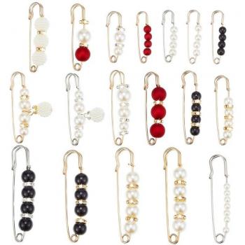 Broches para suéter y chales, estilo perlado