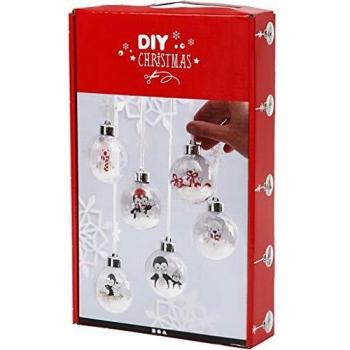 Zweiteilige Deko-Kugel, 1Set