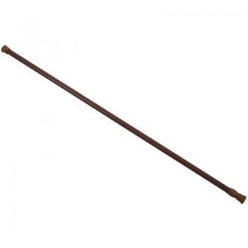 Adjustable Telescopic Voile Curtain Pole, 70-120cm, Wood Color
