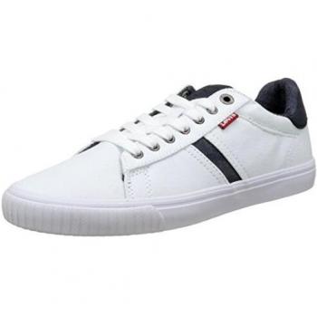 Levis Footwear and Accessories Skinner, Zapatillas para Hombre, Blanco (Regular White 51), 45 EU