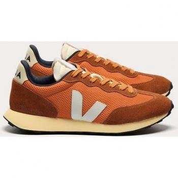 Rio Branco II by VEJA – Orange Mesh & Suede Sneakers, 40