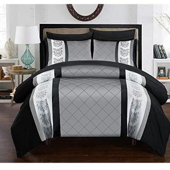 LAZZARO Double Bedding Duvet Cover Set with Zipper Closure + 2