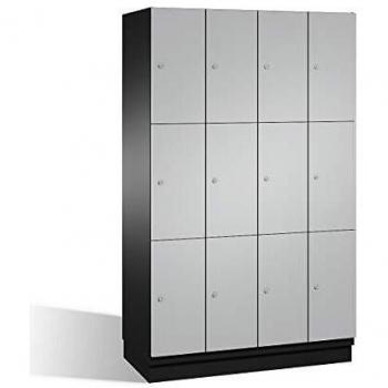 Armadio Cambio C+P grigio scuro e bianco