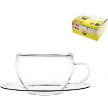 Tazones de Café Borosilicato Simax 4 piezas