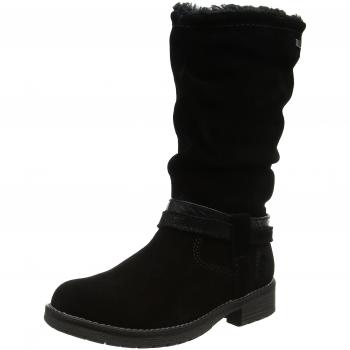 Lurchi Mädchen Lia-Tex Stiefel, Schwarz (Black), 33 EU