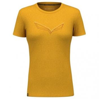Salewa Pure Eagle Frame Dry T-shirt Gold Melange L Female
