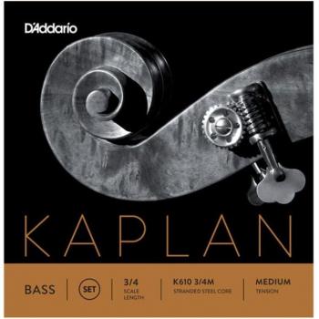 Kaplan K61034M 3/4M Medium Tension Bass Strings Duo