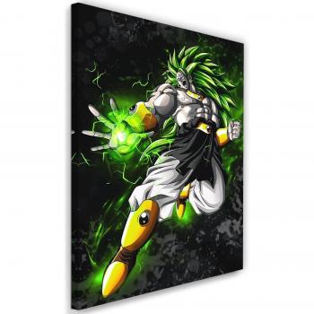 Immagine Broly Verde 40x60 su Tela