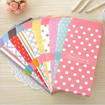 Farbenfrohe Umschläge für Einladungen und Hochzeiten, 5er Pack