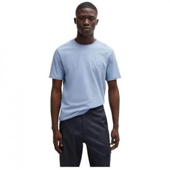 T-shirt Boss Tales 50508584 Celeste Regular Fit