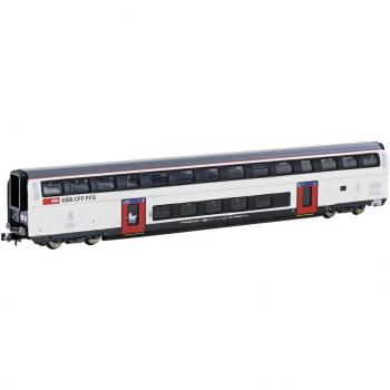 Vagone Dosto 2ª Classe N IC2020 FFS Hobbytrain