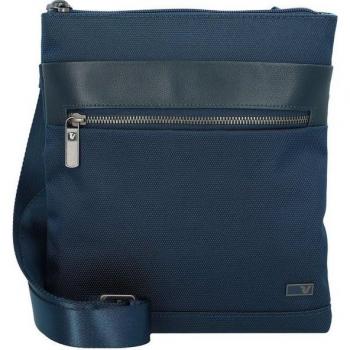 Borsa Uomo Roncato Arizona 2583 Nera con Accento Blu