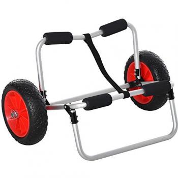 Chariot de kayak pliable en aluminium