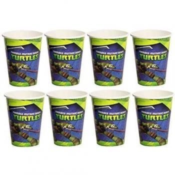 Tortugas Ninja Trinkbecher – 25 cl – 8er-Set