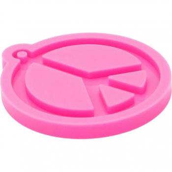 Moule silicone décoratif signe de paix DY0330