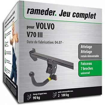 Rotule Démontable Rameder pour Volvo V70 III avec Faisceau 7 Broches (130990-06390-1)