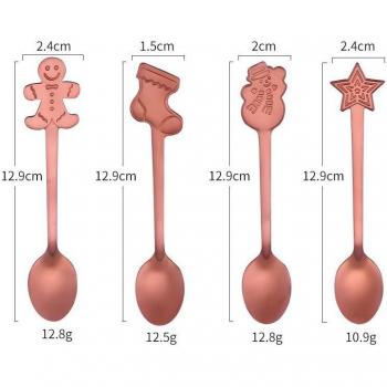 4pcs Gold Stainless Steel Kitchen Utensils